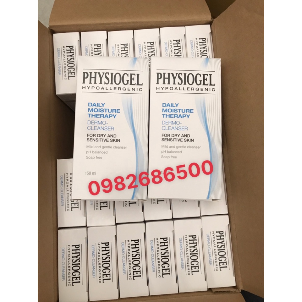 SỮA RỬA MẶT PHYSIOGEL DAILY MOISTURE THREAPY DERMO 150ML HẠN SD 7/2025