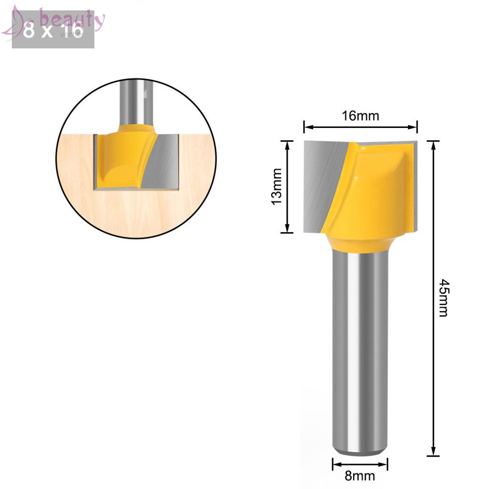 Mũi Phay CNC Màu Vàng 8 * 20mm 8 * 25mm Chuyên Dụng