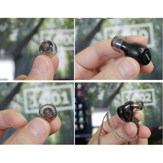 Nút tai nghe AZLA SednaEarfit XELASTEC trong suốt cho tai nghe in-ear TWS WF-1000XM3, Sennheiser Momentum True Wireless