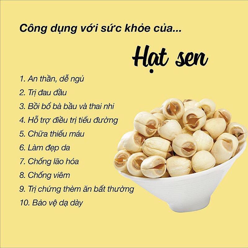 (FREE SHIP)( 300Gr) HẠT SEN SẤY GIÒN Đặc Sản ĐỒNG THÁP Sharefood