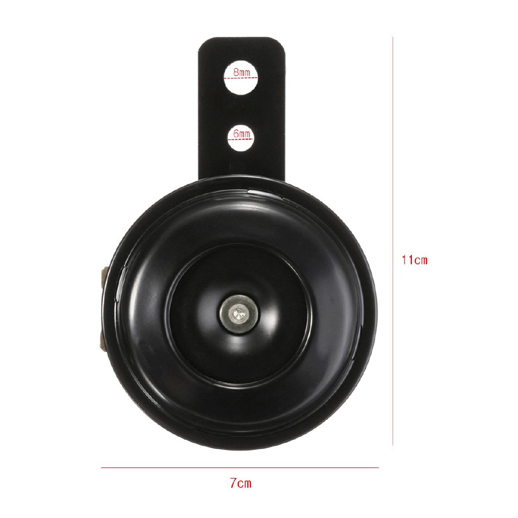 Còi điện tử màu đen có ngàm chống nước DC 6V 105dB cho động cơ xe hơi | BigBuy360 - bigbuy360.vn