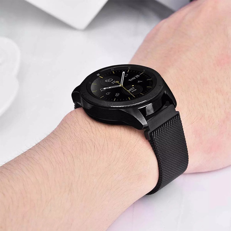 Dây Đeo Đồng Hồ Thông Minh Bằng Thép Không Gỉ Milan Chất Lượng Cao Cho Huami Amazfit GTS3 Gts 2e Gts2 Mini / Bip Lite / Bip S / Bip S Lite / Bip U / Neo / GTR 42mm