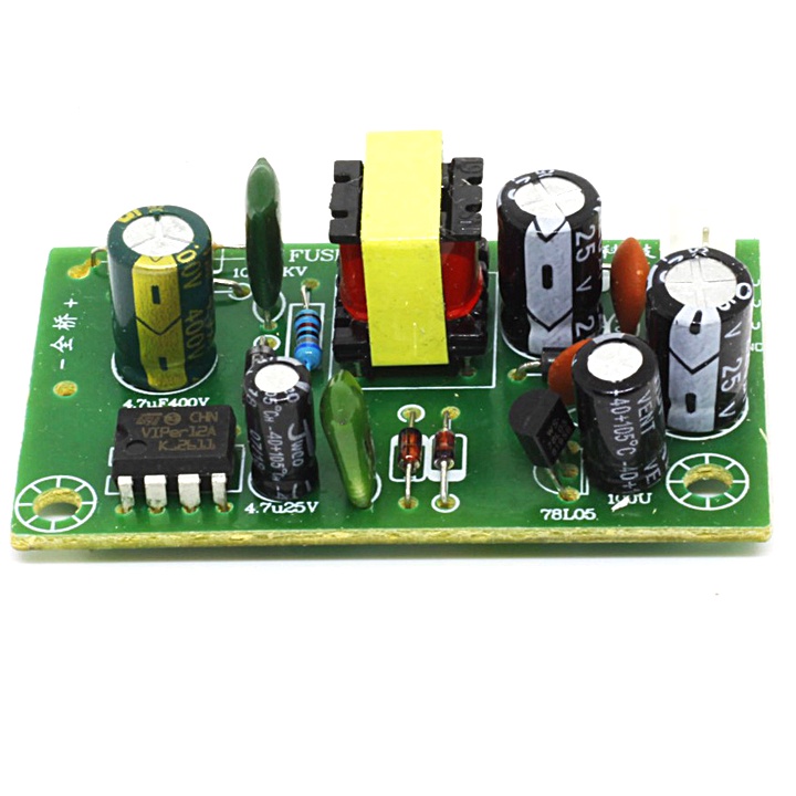 Nguồn xung đa năng 3 đầu ra 5V 12V 18V chuyên dùng cho bếp kích thước nhỏ gọn an toàn dễ dàng sử dụng linh kiện HuDu