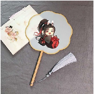 Quạt tròn cổ trang Ngụy Vô Tiện Ma Đạo Tổ Sư Chibi