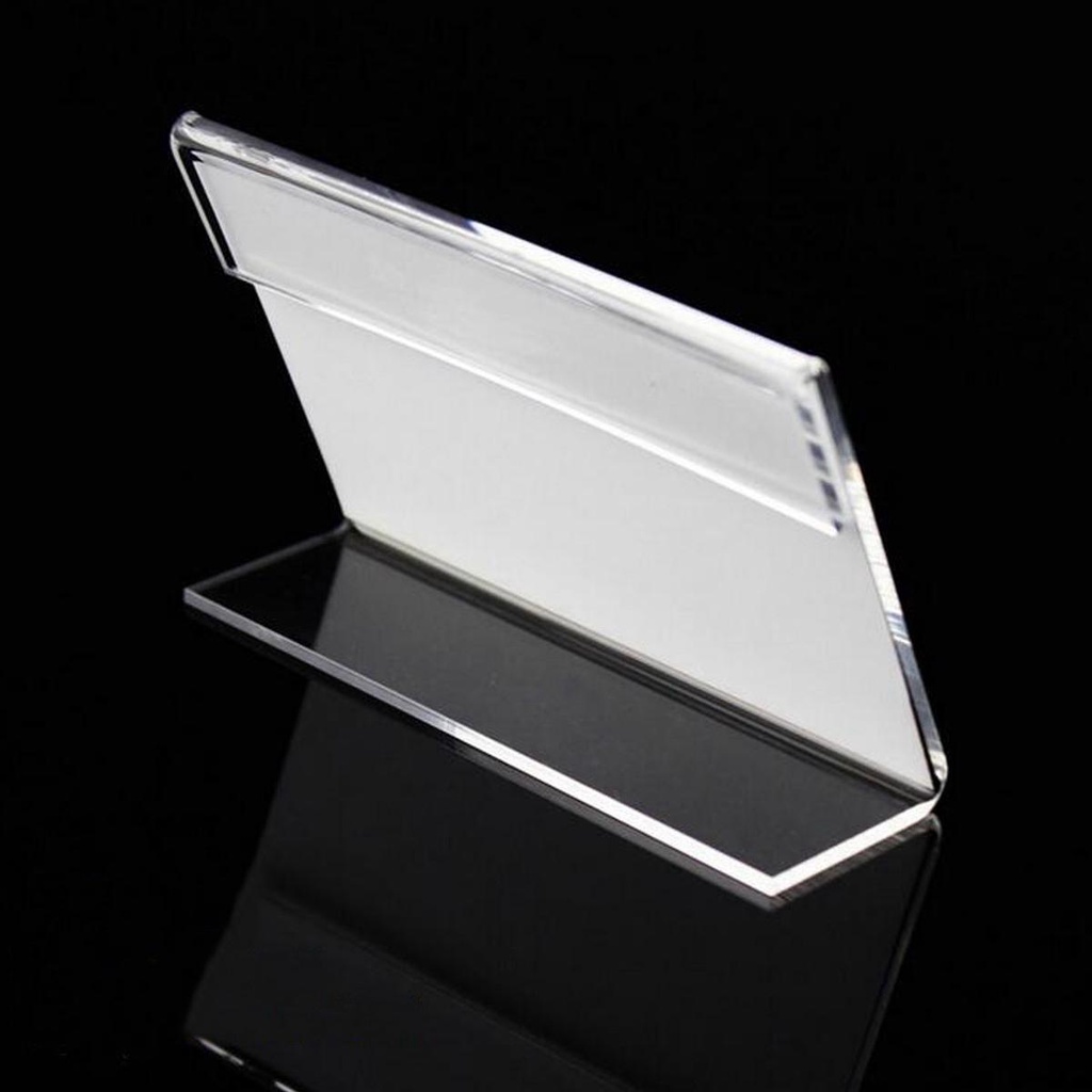 Giá Đỡ Biển Báo Bằng Acrylic Kích Thước 20x40mm Đa Năng Tiện Dụng