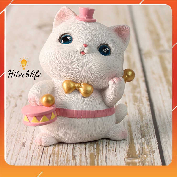 Phụ Kiện Trang Trí Xe Hơi Ban Nhạc Mèo Trang Trí Taplo Ô Tô, Bàn Làm Việc Siêu Ngộ Nghĩnh - Phụ Kiện Oto Hitechlife | BigBuy360 - bigbuy360.vn