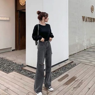 Quần Jean ống rộng nữ SIMPLE JEAN Unisex [ VIDEO CỰC ĐỈNH!!! ]