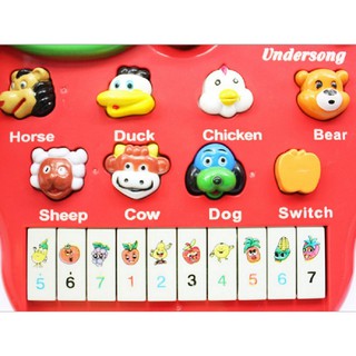 Đàn piano phát tiếng anh, hình thú cho bé