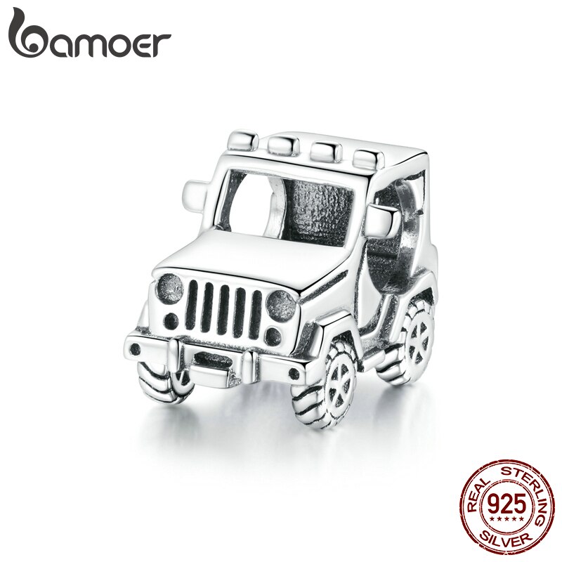 Hạt Charm Bamoer BSC382 Chính Hãng Hình Xe Hơi Bằng Bạc 925 Thật Dùng Cho Vòng Tay Nữ Tự Làm