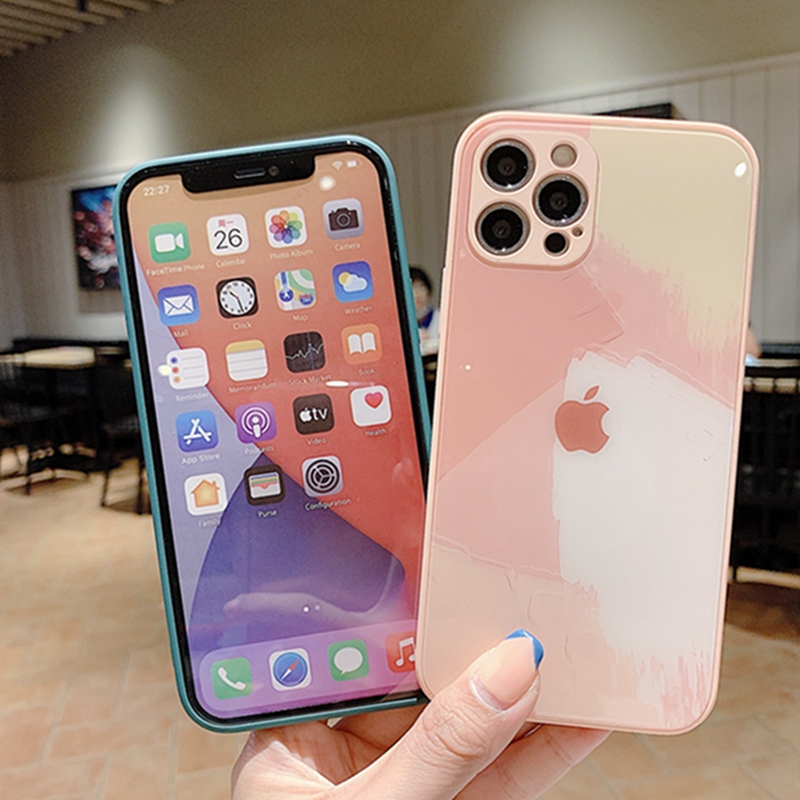 Hộp kính ốp lưng Thời Trang Dành Cho Iphone 12 Mini 12 Pro 12 Promax 11 Pro Max X Xr 7 8 Plus Xs Max | BigBuy360 - bigbuy360.vn