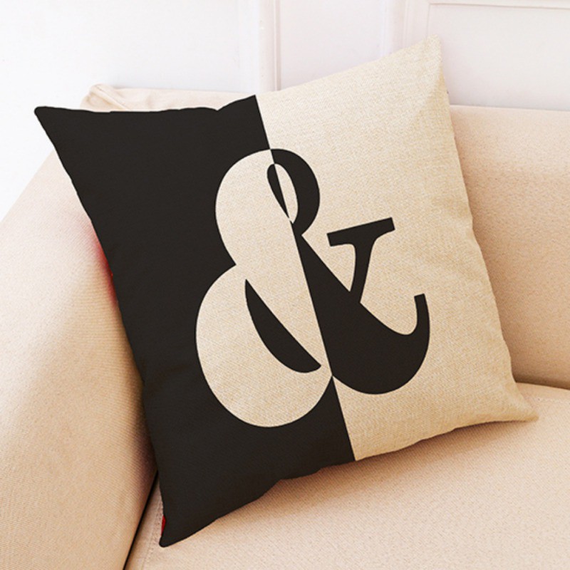 Soft Elegant Pillow Case, Cushions Cover Printed Home Car Decor Sofa Polyester Pillowcase