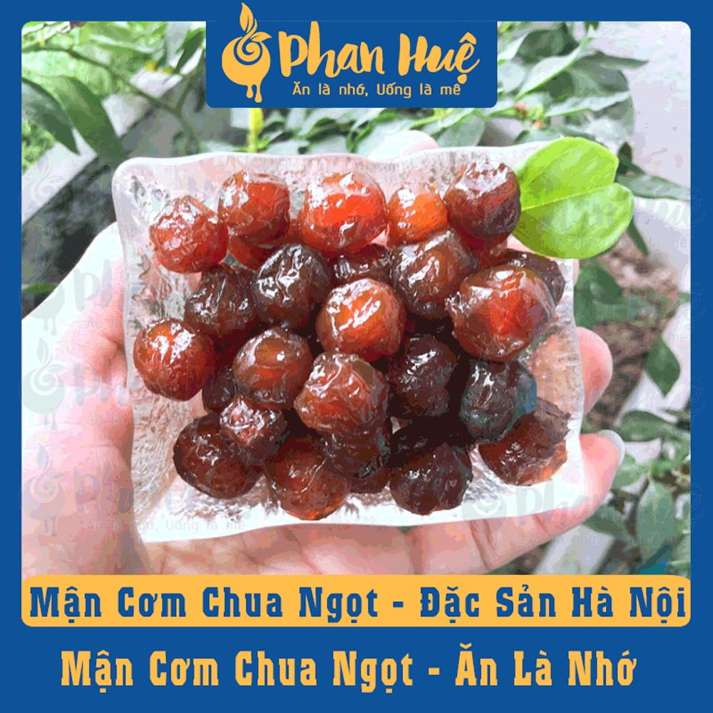 Ô mai xí muội mận cơm chua ngọt Phan Huệ hộp 500g. Vị dẻo chua ngọt. Đặc sản Hà Nội. Ăn là nhớ