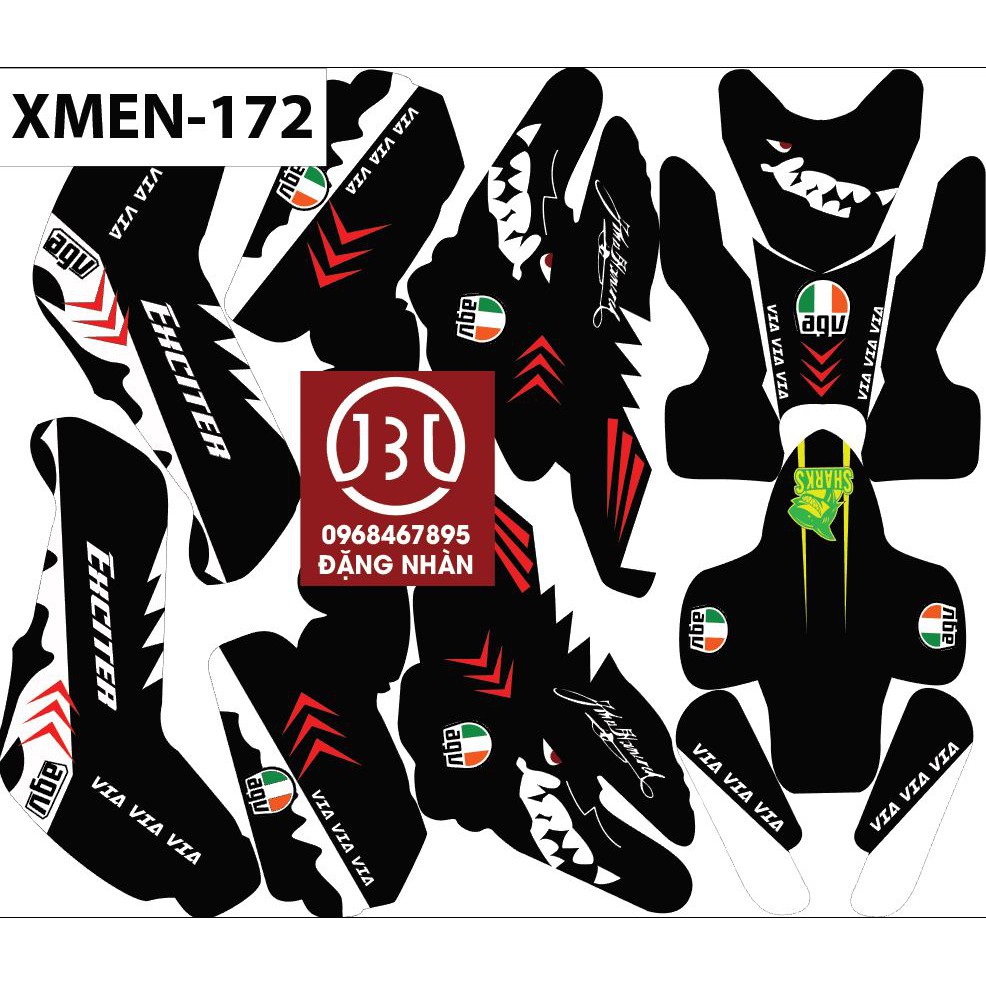 TEM TRÙM XE ĐIỆN XMEN 172