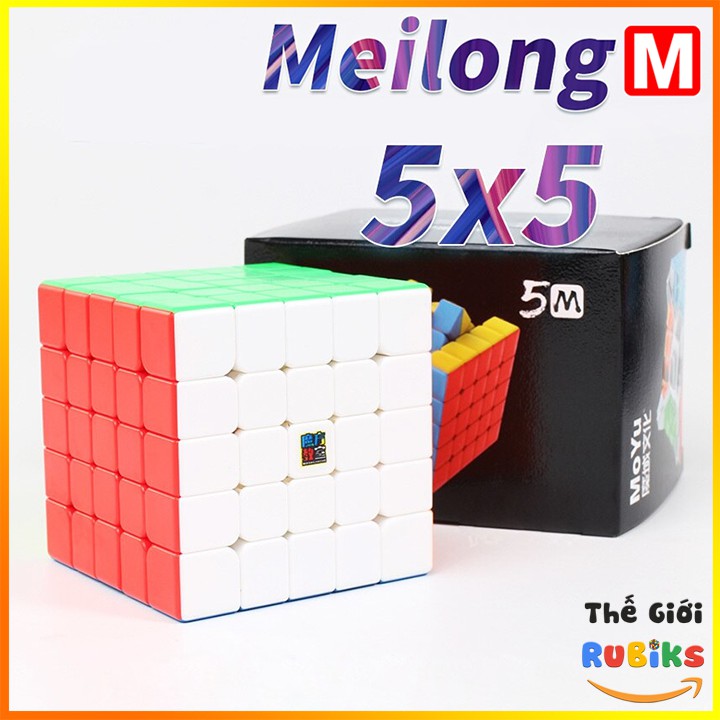 Rubik 5x5 MoYu MeiLong 5M 5 M Có Nam Châm Sẵn