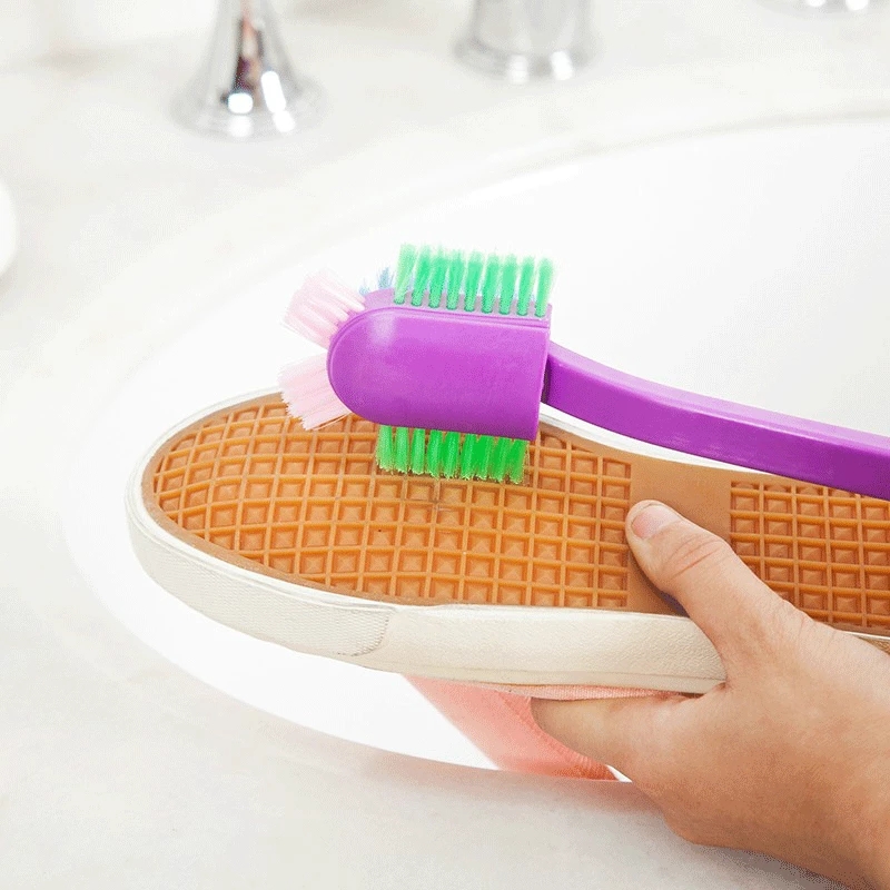 Bàn chải cán dài vệ sinh giày đa năng sử dụng tiện lợi