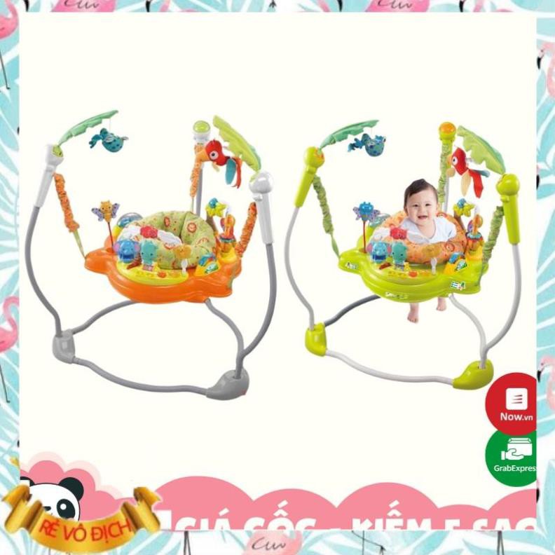 FREE SHIP  Ghế nhún tập đứng có đèn nhạc iBaby
