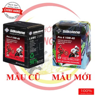 Nhớt fuchs silkolene pro 4 10w 40 thùng 4l tem 2 lớp châu âu năm 2020 - ảnh sản phẩm 6