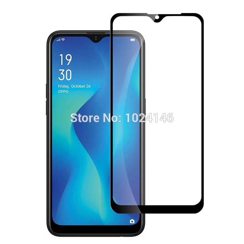 Miếng Dán Kính Cường Lực Full Màn 9D Cho Oppo A1K - Đen