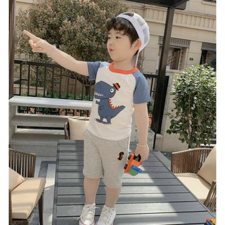 [MẪU MỚI] QUẦN SHORT KHỦNG LONG BÉ TRAI 8-18KG