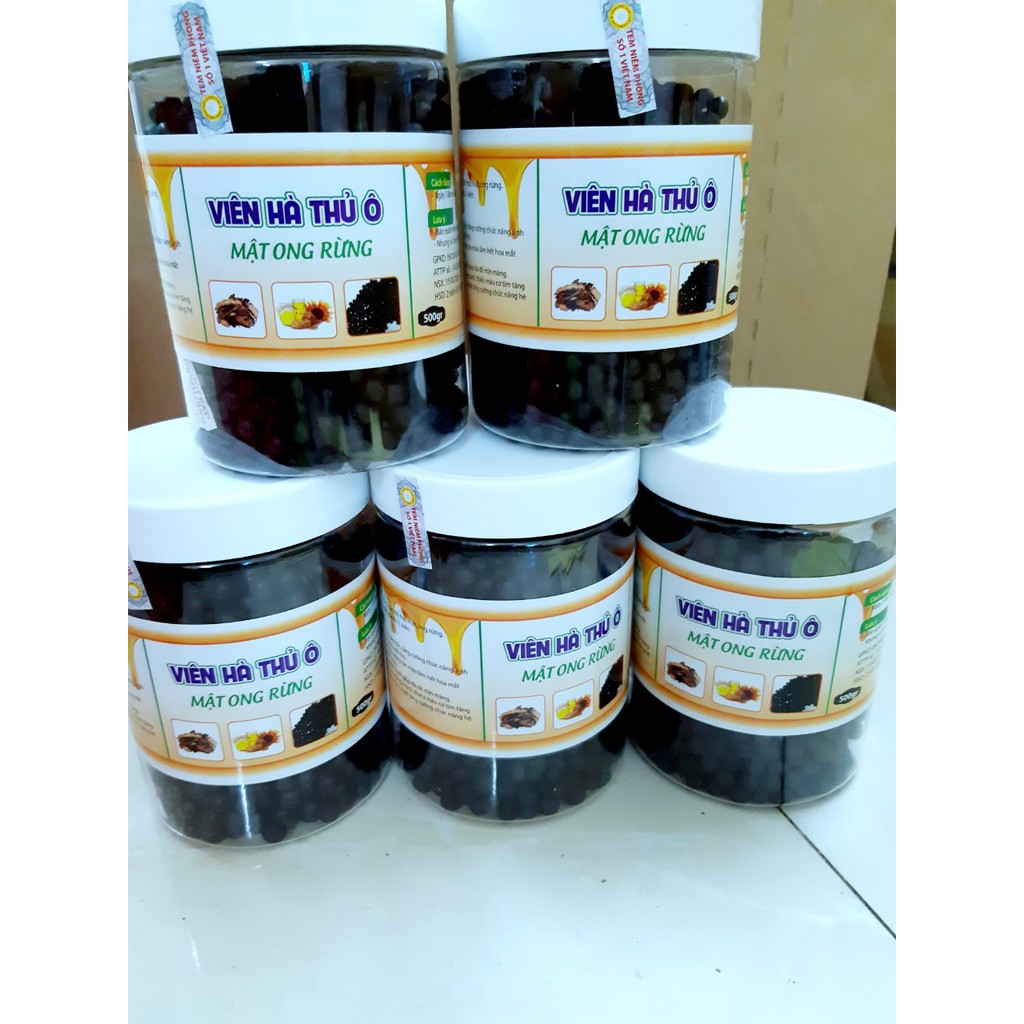 Hà thủ ô mật ong rừng dạng viên (500gr) - Giúp đen tóc, đỏ da, bổ gan, dưỡng huyết