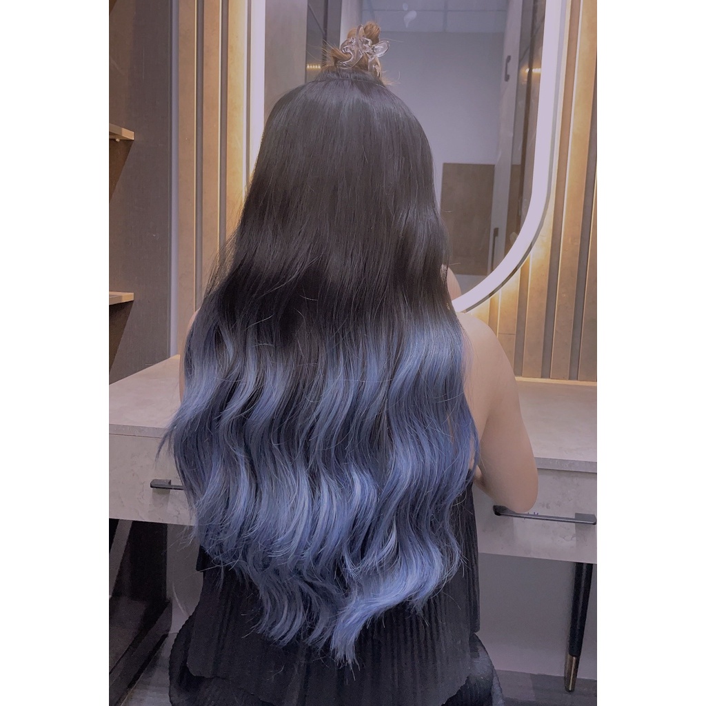 Tóc giả kẹp U Ombre Koty tóc giả chữ U xoăn sóng trục TG608