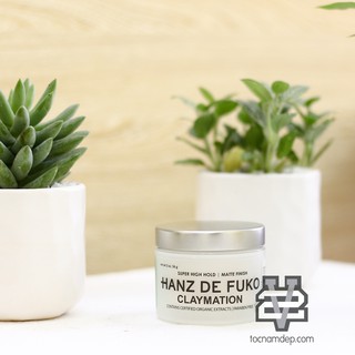 Sáp vuốt tóc Hanz De Fuko Claymation 2.oz 56g | Sáp vuốt tóc Wax nhập khẩu Mỹ