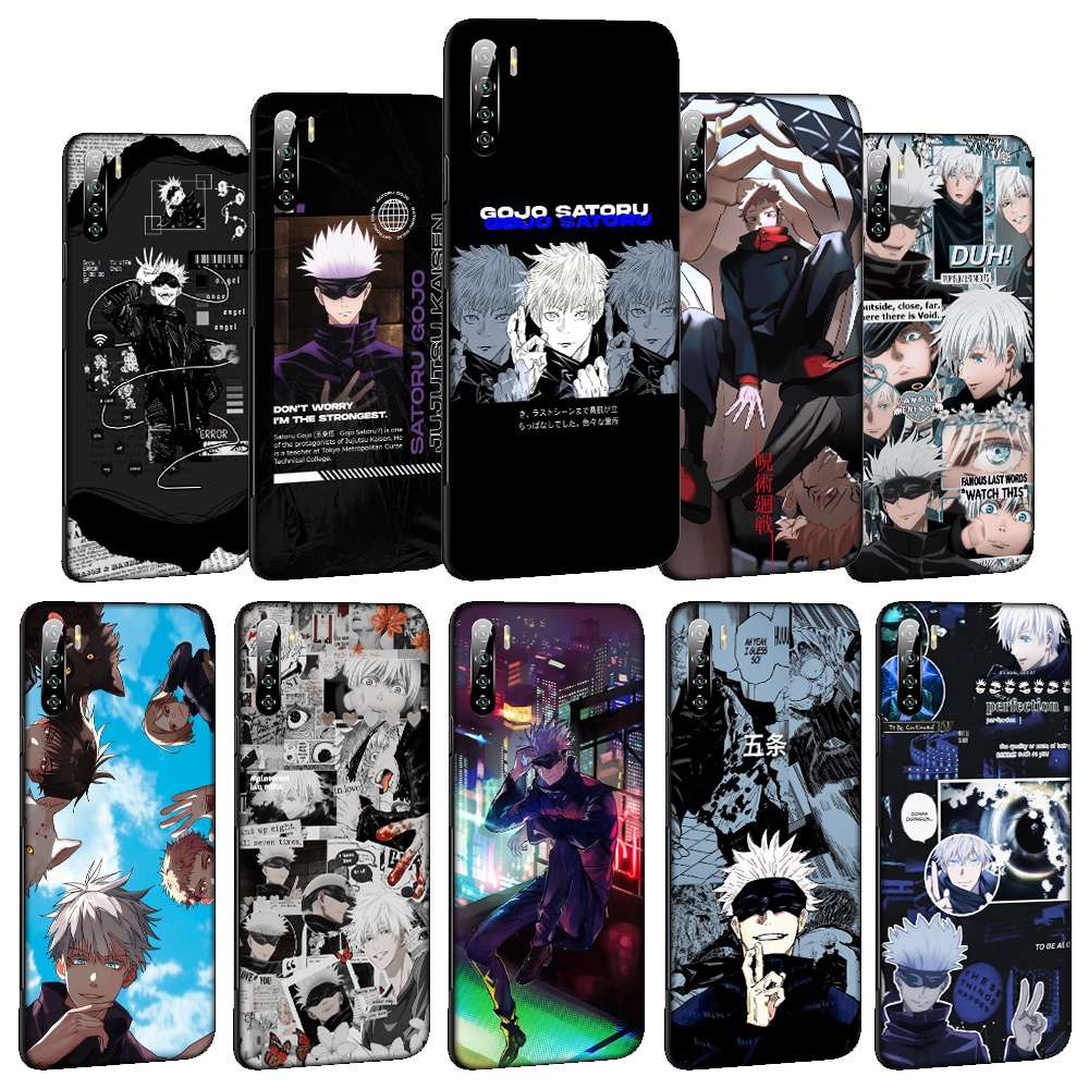 Ốp Điện Thoại Silicon Mềm Hình Anime Jujutsu Kaisen Gojo Satoru GL46 Cho OPPO A5s A5 A9 2020 A5s A7 A37 NEO 9 F7