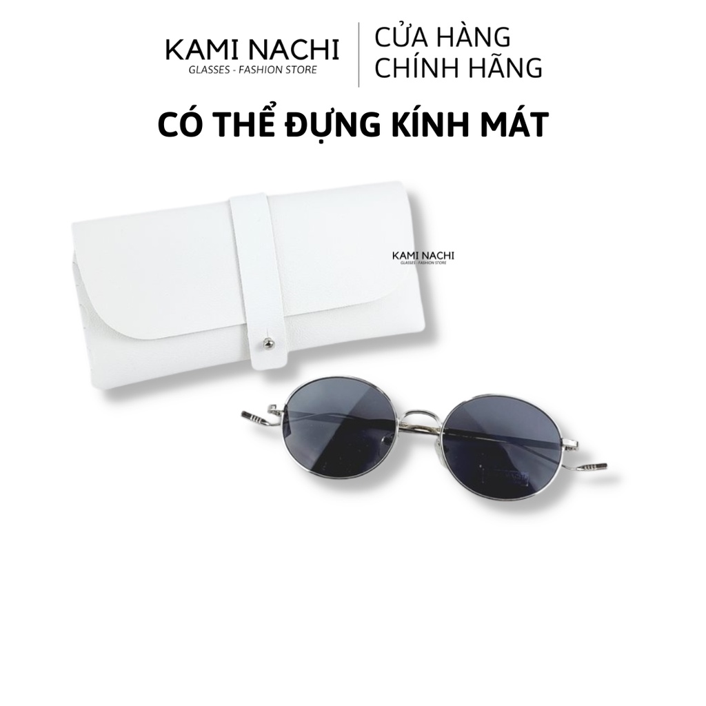 Ví da thủ công KAMI NACHI đựng mắt kính, điện thoại, tiền và thẻ các loại, có nhiều màu
