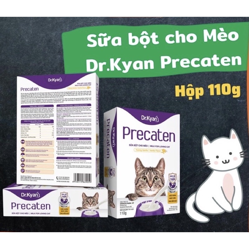 Sữa bột cho chó mèo Dr.Kyan hộp 110g