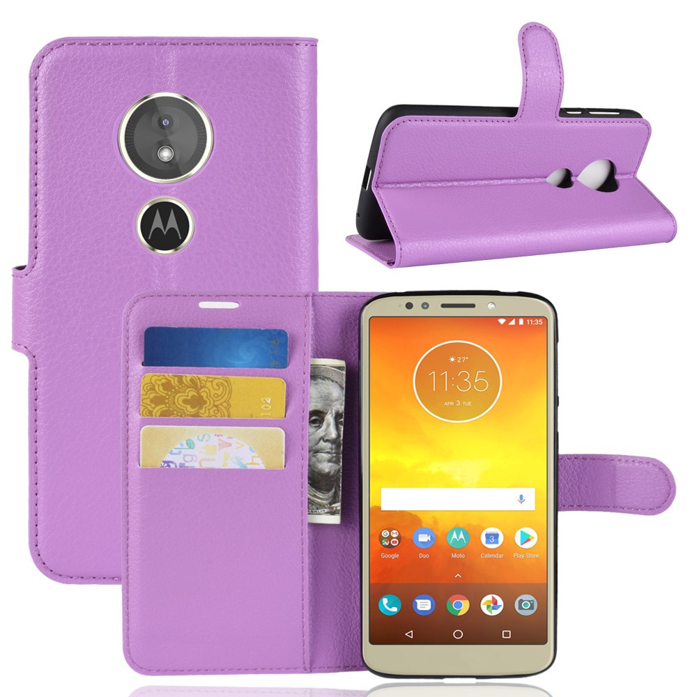 Bao Da Nắp Gập Từ Tính Kiểu Ví Cổ Điển Kèm Giá Đỡ Cho Motorola Moto E5 Play Go Moto C E6 Plus E6s 2020