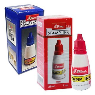 Mực đổ con dấu Shiny - 2 màu xanh/đỏ