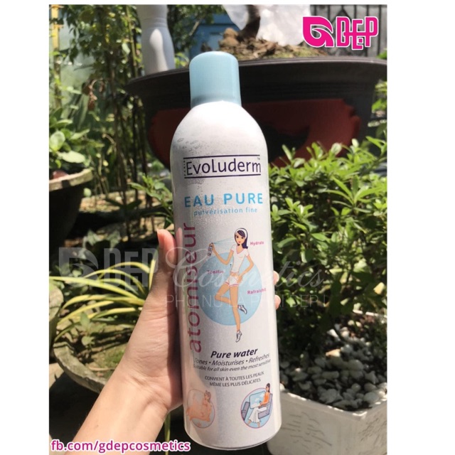 XỊT KHOÁNG EVOLUDERM #PHÁP