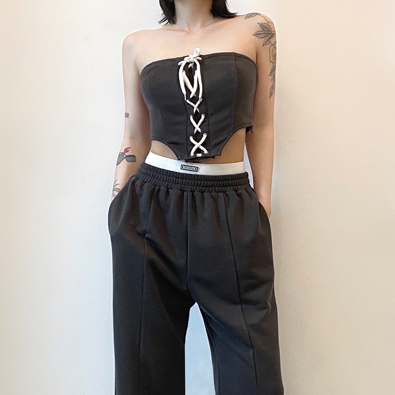 Áo ống WEANIA D0324 hở vai phối ren