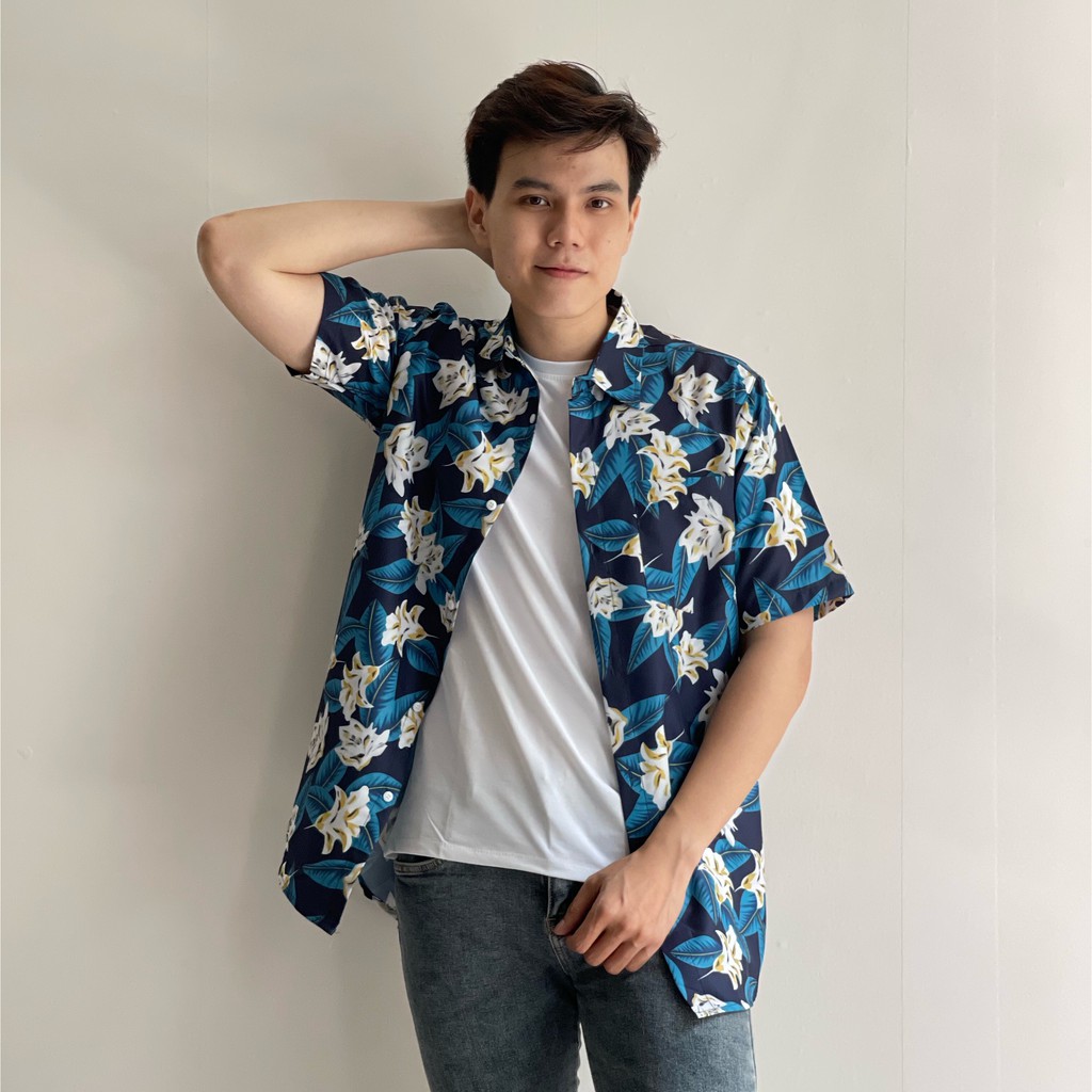 ÁO SƠ MI FORM RỘNG DÀNH CHO NAM HOẠ TIẾT ĐỘC LẠ/  CÓ ĐẦY ĐỦ SIZE