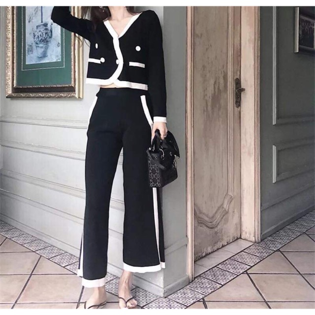 Set len đen trắng