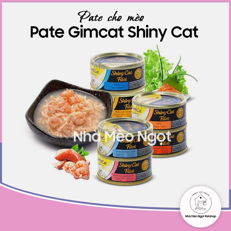 Pate Shiny Cat Nước Sốt Và Thạch - GimCat Đức - Thức Ăn Ướt Cho Mèo