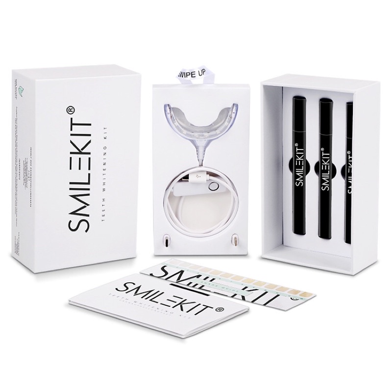 Máy làm trắng răng Smile Kit thế hệ mới - Tẩy trắng răng tại nhà cực đơn giản, hết ố vàng, răng trắng sáng tự nhiên