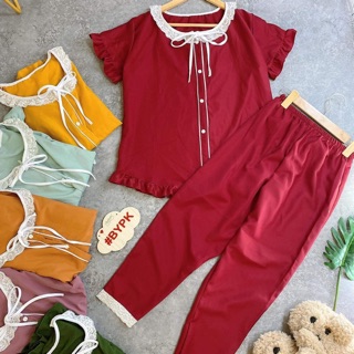 Set tiểu thư tay ngắn quần dài