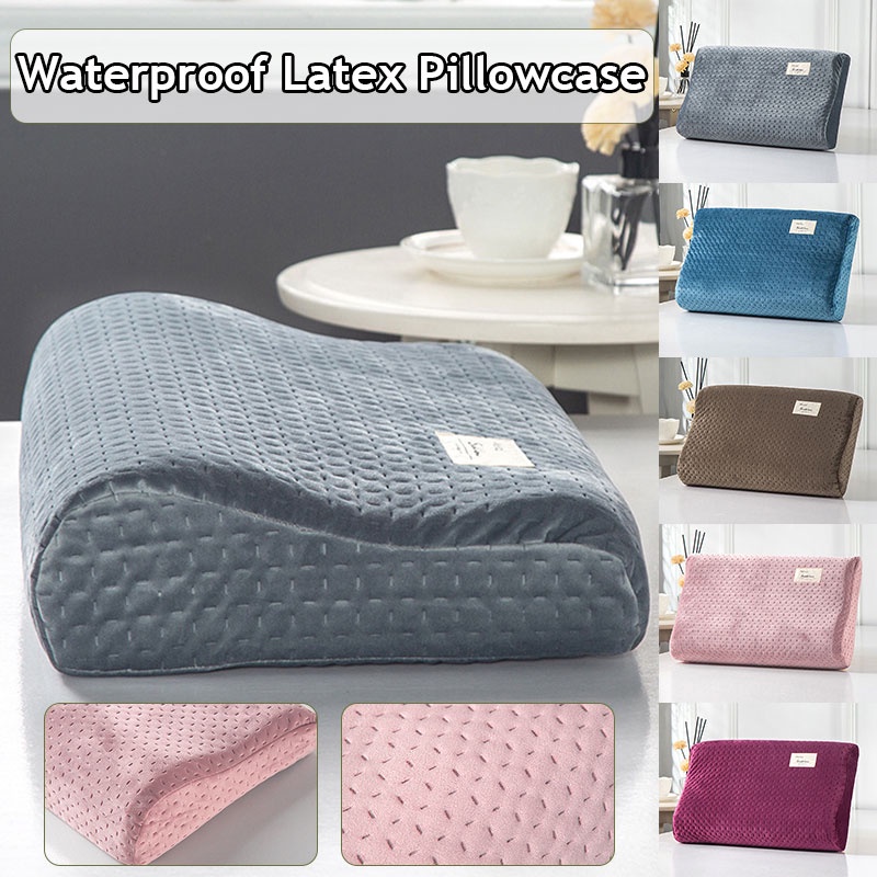 Áo gối 50*30cm/60*40cm latex cotton chần bông không thấm nước | BigBuy360 - bigbuy360.vn