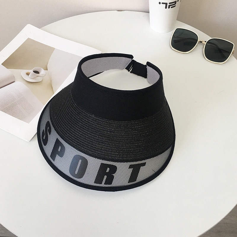 Mũ Cói Chống Nắng Hở Chóp Phong Cách Hàn Quốc Thời Trang Đi Biển Mùa Hè Cho Nữ