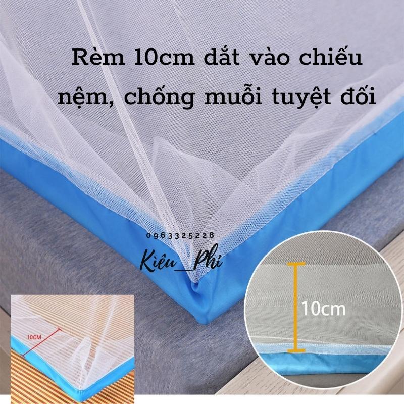 Mùng chụp tự bung chống muỗi người lớn - màn tự bung gấp gọn tự động tiện dụng mẫu xếp Kiều Phi