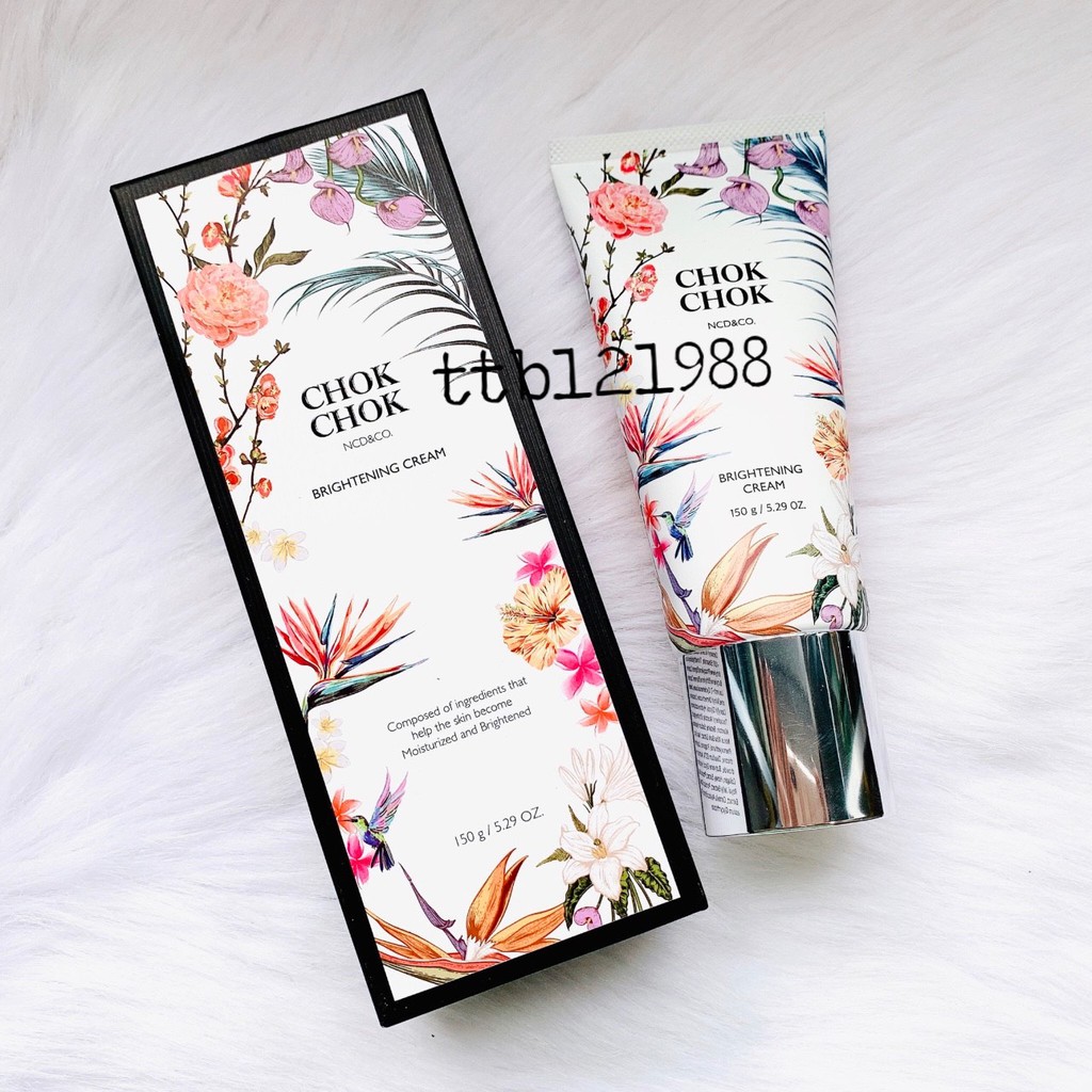 Kem Ủ Trắng Da Chok Chok Brightening Cream 150g