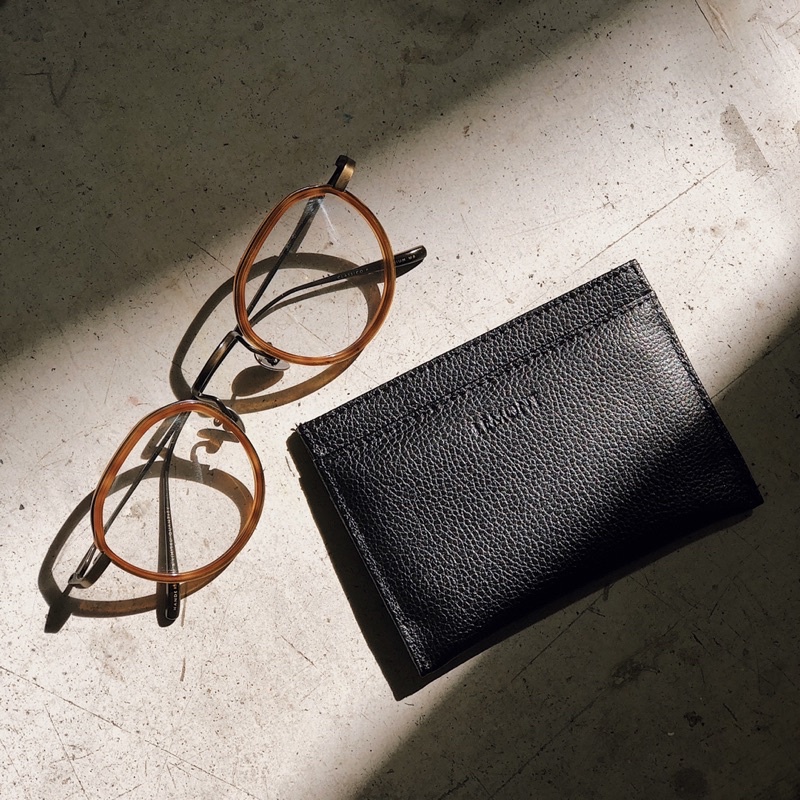 Combo 2 Ví da bò màu Đen - Chính hãng Lemont