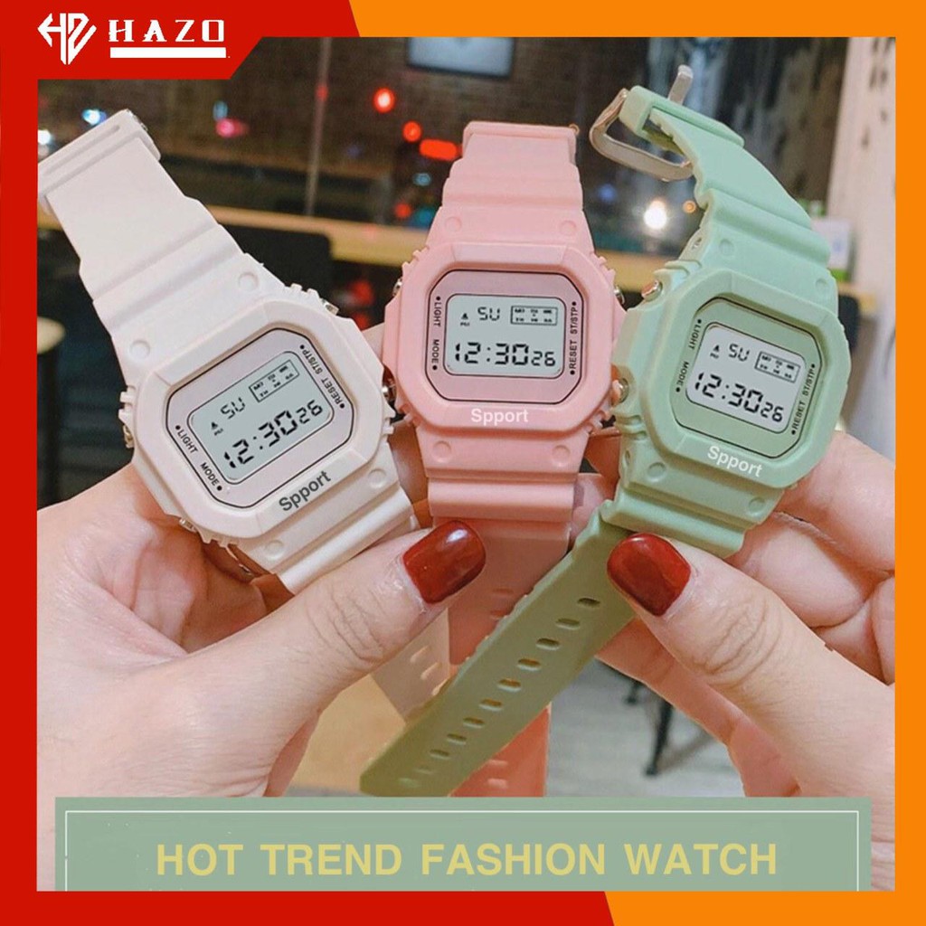 ĐỒNG HỒ THỂ THAO NAM NỮ SPPORT WATCH MẶT VUÔNG SIÊU ĐẸP | BigBuy360 - bigbuy360.vn