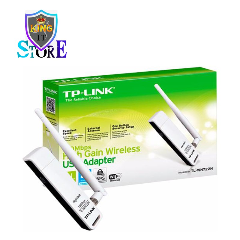 Card mạng không dây TpLink TL-WN 722N hàng chính hãng