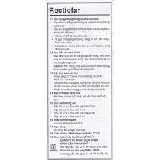 Nguyên hộp Rectiofar 3ml H50 Bơm táo bón dùng cho trẻ em