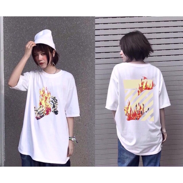 Áo Thun Tay Lỡ Form Rộng Off White