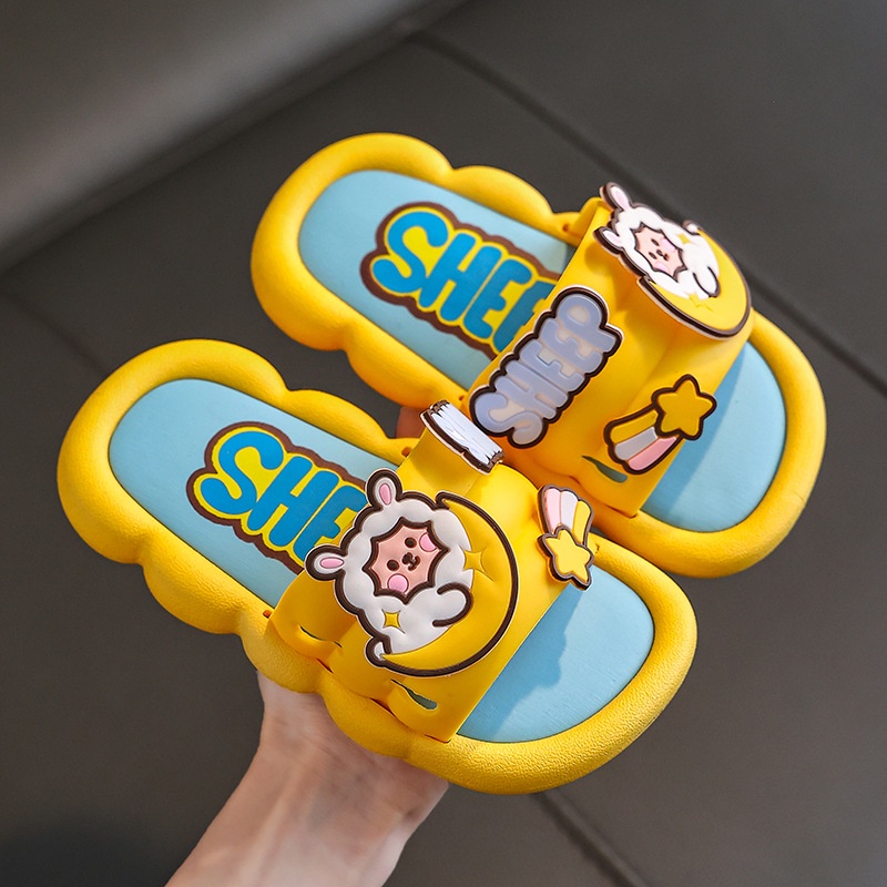 Dép lê cho bé trai bé gái Bọt Biển hình thú, dép quai ngang siêu nhẹ chống trượt Tula Store