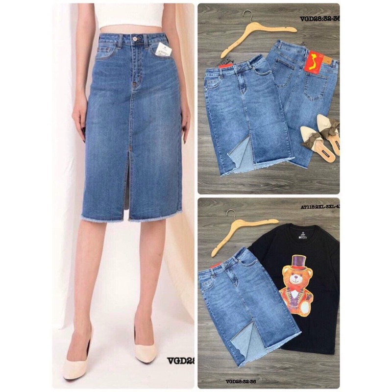 Chân váy giãn siêu xinh Bigsize 30-40