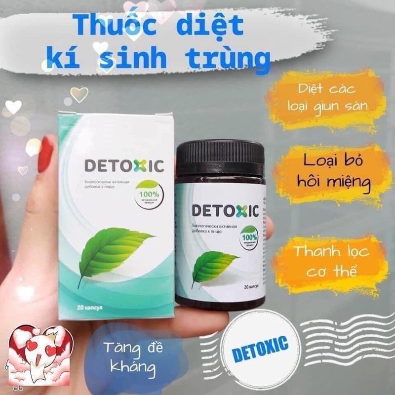 T.P.C.N Detoxic giảm hôi miệng, Sạch Ruột 20v